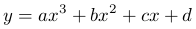 Уравнение параболы третьего порядка